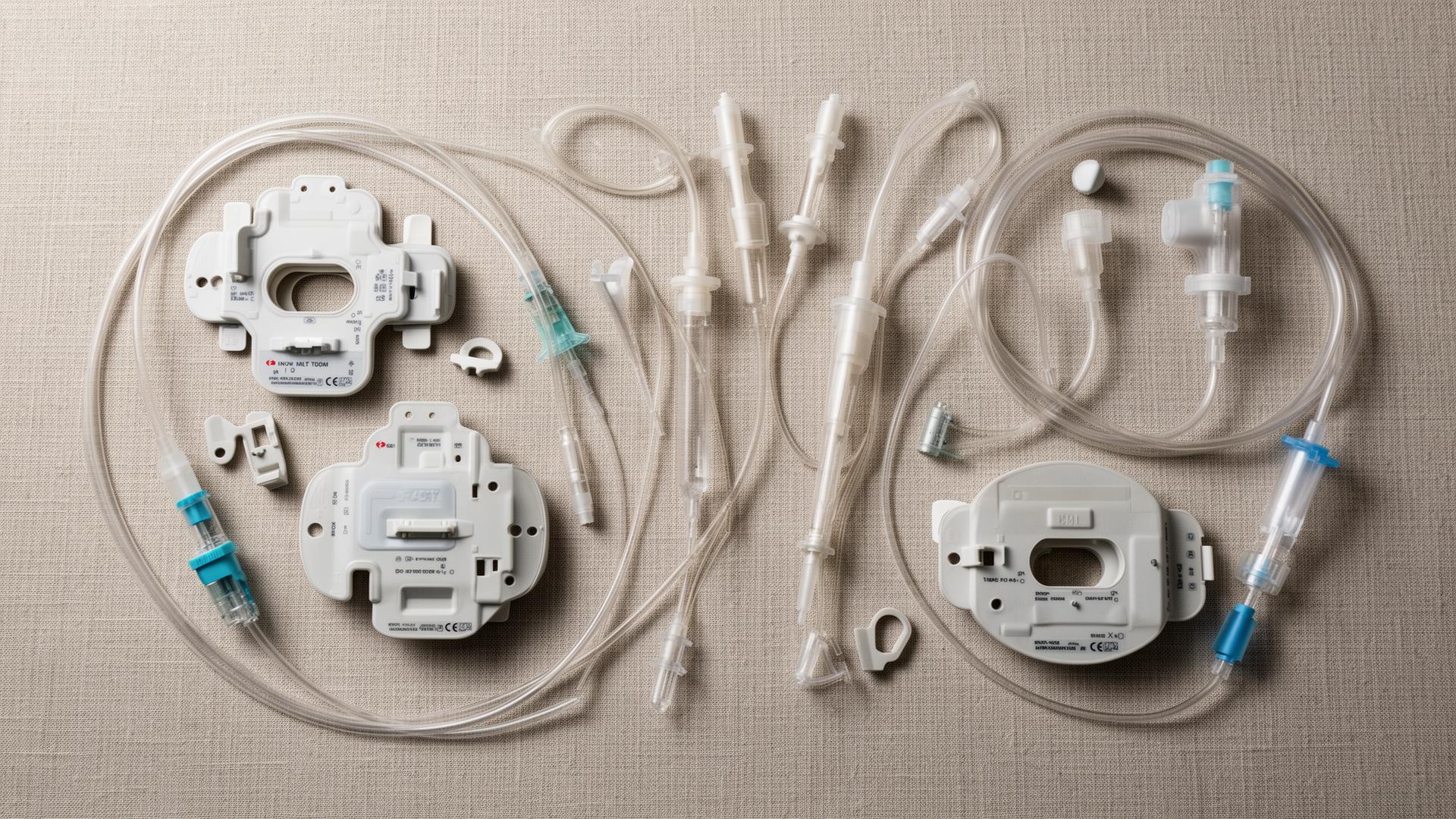 Infusion pump cassettes & tubing